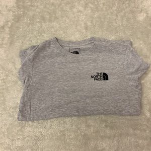Gray North Face Long Sleeve Shirt